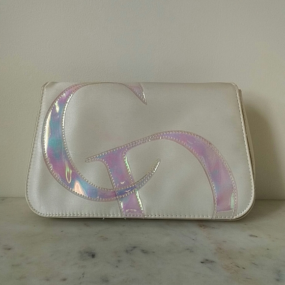 Dior Handbags - Dior Galliano era vintage Iridescent White Cosmetic Bag